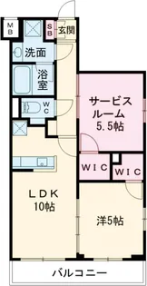LUMINOUSつつじヶ丘【1階】の間取り