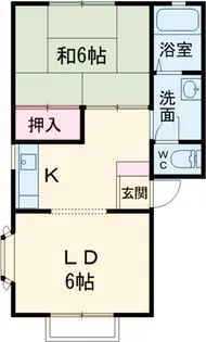 フローラルハイツ【2階】の間取り