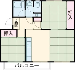 柏町住宅5号棟【503号室】の間取り