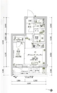 ECREDE赤羽SOUTH【2階】の間取り
