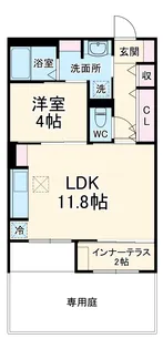 MAISON DE THALIA (メゾン ド タリア)【1階】の間取り