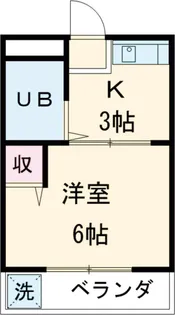 グリーンヒルホシ【3階】の間取り