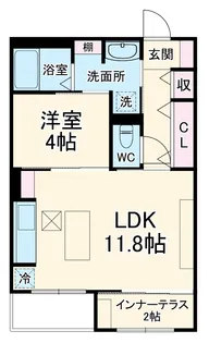 MAISON DE THALIA (メゾン ド タリア)【203号室】の間取り