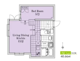 EXAM新中野【1階】の間取り