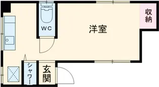 tronco祖師谷【101号室】の間取り