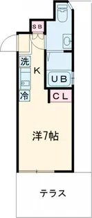 CASABRICKS自由ヶ丘【107号室】の間取り