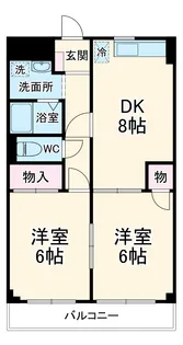 パインズプラーザ【1階】の間取り