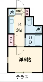 CASABRICKS自由ヶ丘【109号室】の間取り