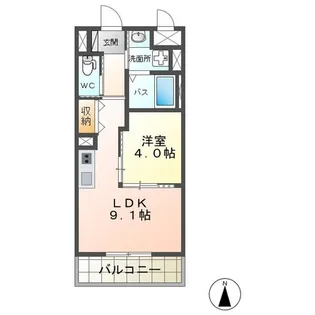 リーベ【1階】の間取り