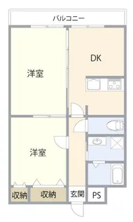 スプリングブリーズ【1階】の間取り