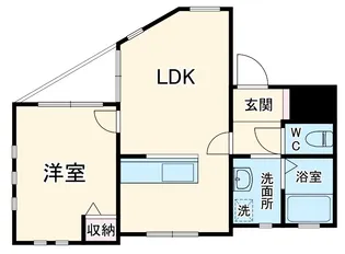 エストスクエア幕張【102号室】の間取り