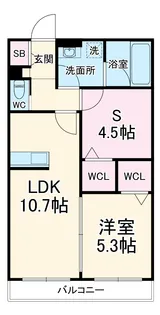 さくら十番館【2階】の間取り