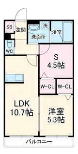 さくら十番館【2階】の間取り