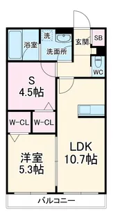 さくら十番館【3階】の間取り