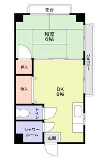 豊田ハイツ【4階】の間取り