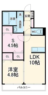 さくら十番館【2階】の間取り