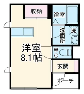 sora境町【101号室】の間取り