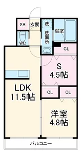 さくら十番館【2階】の間取り