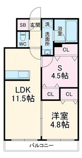 さくら十番館【3階】の間取り