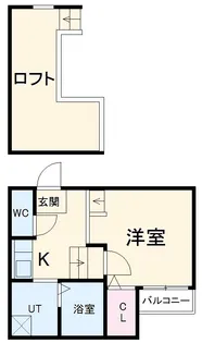 CLUB高畑レジデンス【101号室】の間取り
