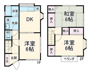 ブルーム湘南【107号室】の間取り