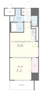 GRAND CHARME【6階】の間取り