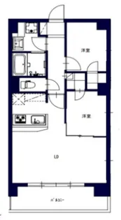 センチュリー八王子ルミエール【601号室】の間取り