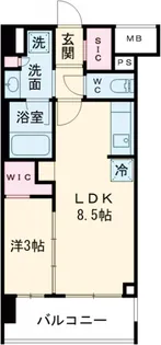 Terra蚕糸の森【4階】の間取り