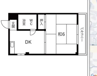 アビタシオン豊津【201号室】の間取り