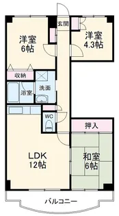シャルマン5【7階】の間取り
