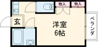 スカイロード長岡【205号室】の間取り