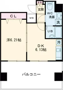 グランフォースときわ台【9階】の間取り
