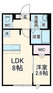 アウル勝田台【3階】の間取り