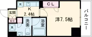 エスペランサ吾嬬【3階】の間取り
