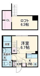 PRIMA Art 海老名【1階】の間取り