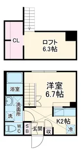 PRIMA Art 海老名【1階】の間取り