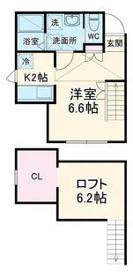 PRIMA Art 海老名【2階】の間取り