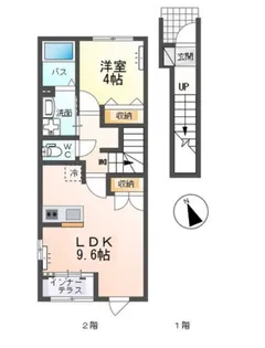 ソラティオ(SOLATIO)【2階】の間取り