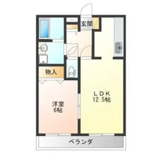 クレアモント【302号室】の間取り