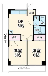 オートフラット【4階】の間取り