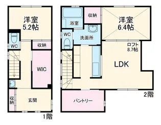 tierra azul【1号室】の間取り