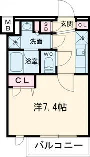 PREMIUM CUBE 中野【4階】の間取り