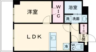 メゾンドオンディーヌ【3階】の間取り