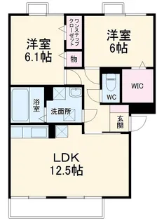 ヴィレッジヒルIII TOYOSHIMA【2階】の間取り