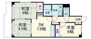 メゾンエメラルド【503号室】の間取り