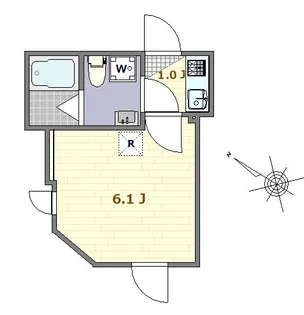 サザンロード堀切【0301号室】の間取り