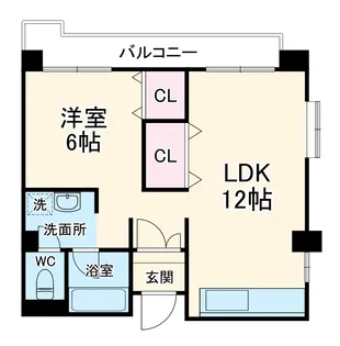 プルミエール豊中【7階】の間取り