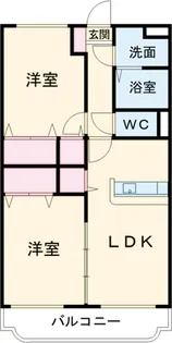 ユーミーRisa【1階】の間取り