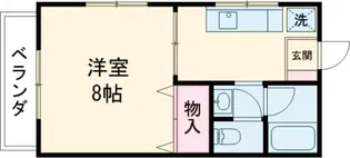 ハイランドコーポ【202号室】の間取り