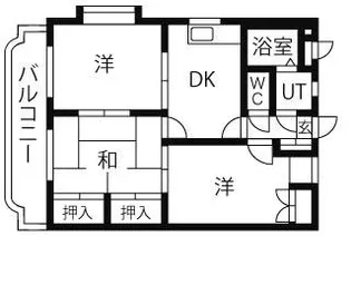 ユーミーラフェンテ【3階】の間取り